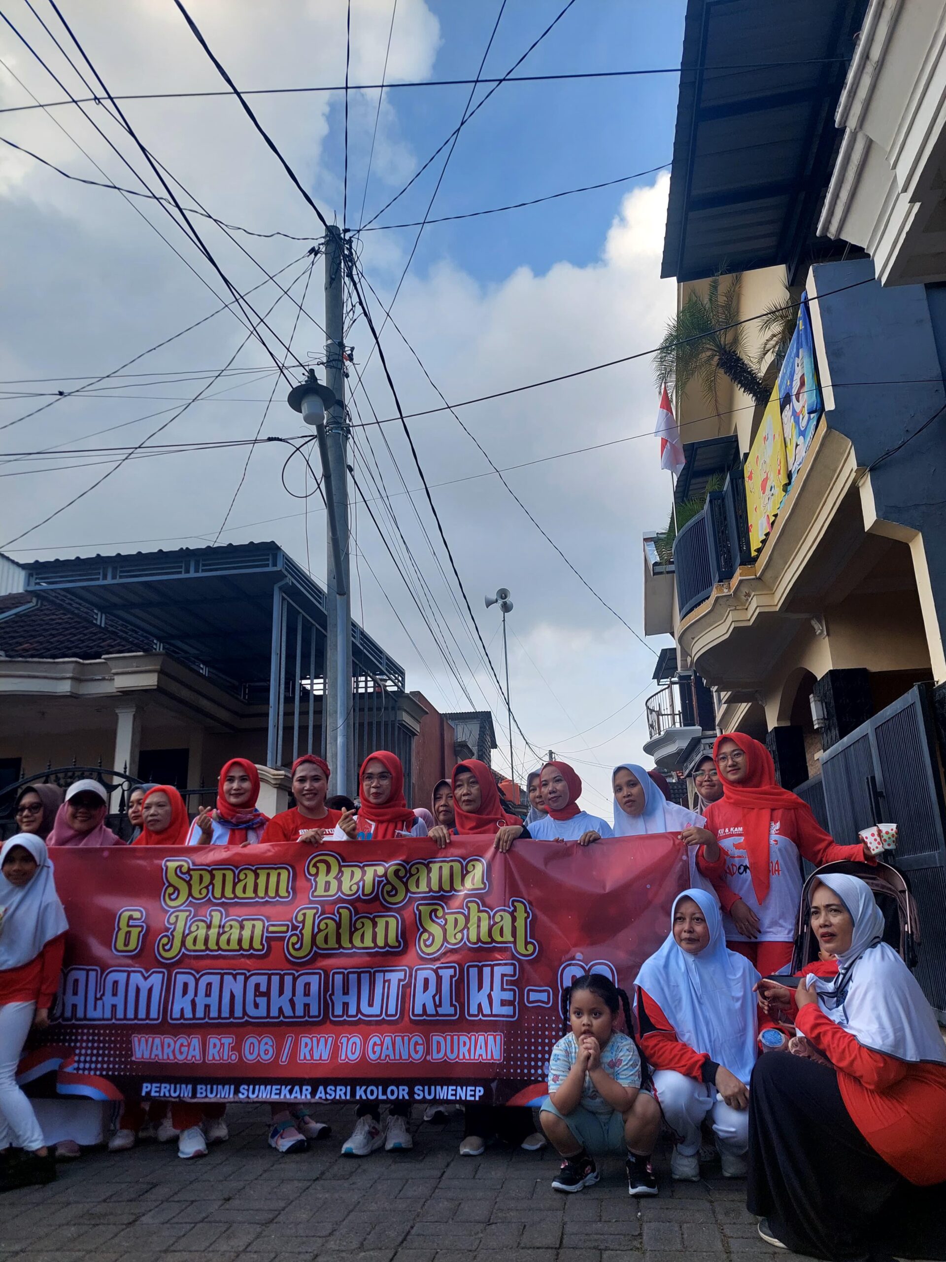 Warga RT 06 BSA Sumenep Gelar Meriah Peringatan HUT RI ke-80