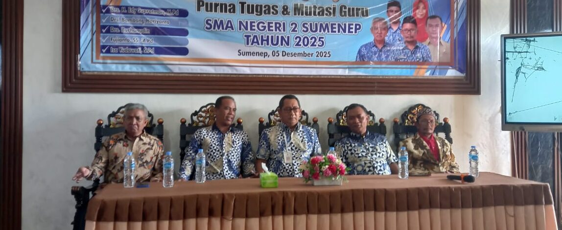 SMAN 2 Sumenep Gelar Pisah Kenang Guru Merampungkan Pengabdian dan Guru Mutasi